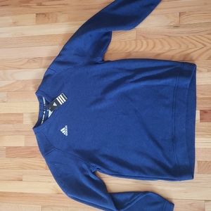 New adidas Mens Modern Varsity V-neck Sweater.